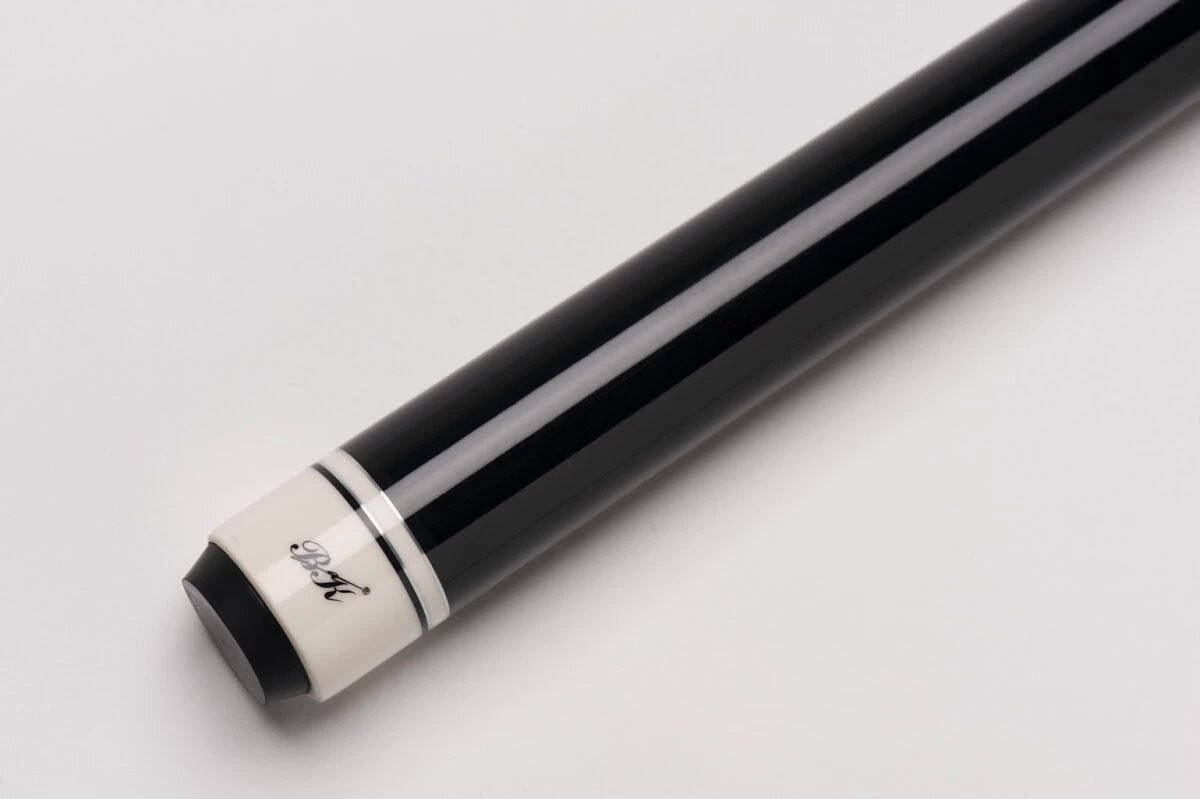 BK BBJ-001 Break/Jump-Queue Für Poolbillard, Schwarz, Mit Lackiertem Griffbereich Und Kunststoff-Pommeranze – Bild 4