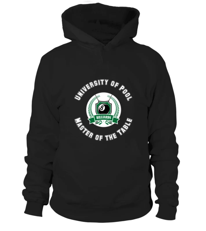 Hoodie Unisex: University Of Pool. Größe XS-5XL, Verschiedene Farben