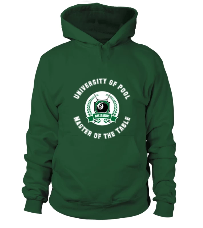 Hoodie Unisex: University Of Pool. Größe XS-5XL, Verschiedene Farben – Bild 10