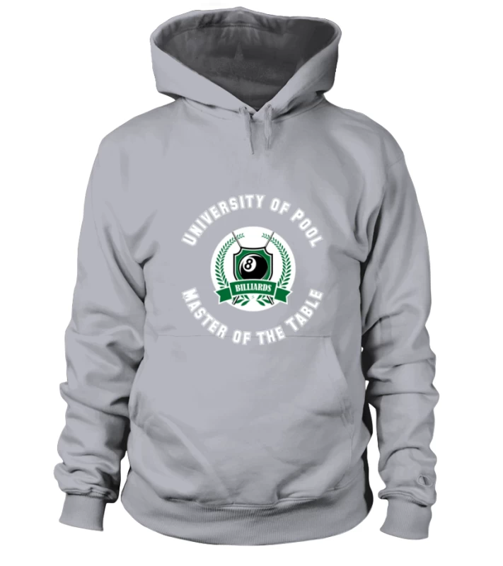 Hoodie Unisex: University Of Pool. Größe XS-5XL, Verschiedene Farben – Bild 2