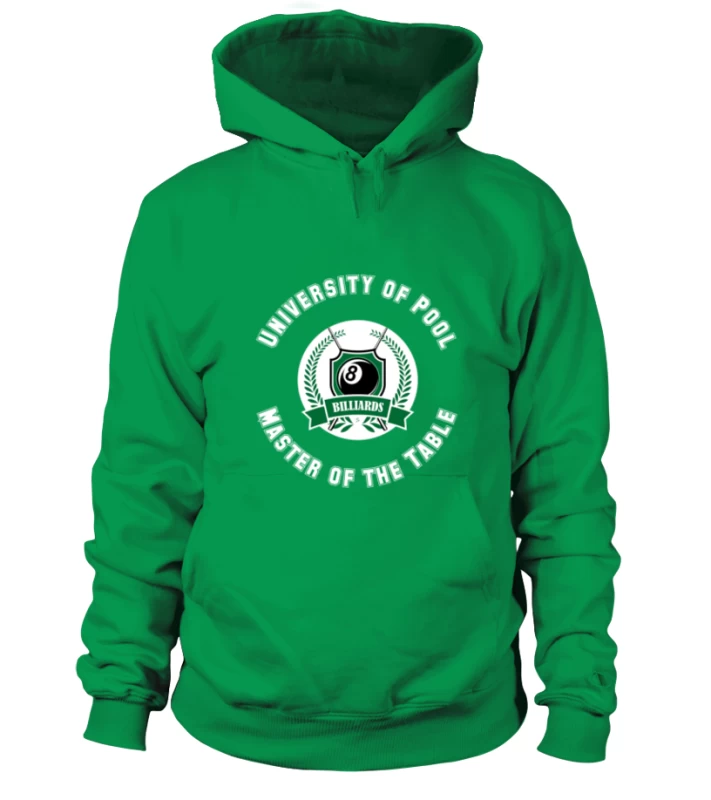Hoodie Unisex: University Of Pool. Größe XS-5XL, Verschiedene Farben – Bild 3