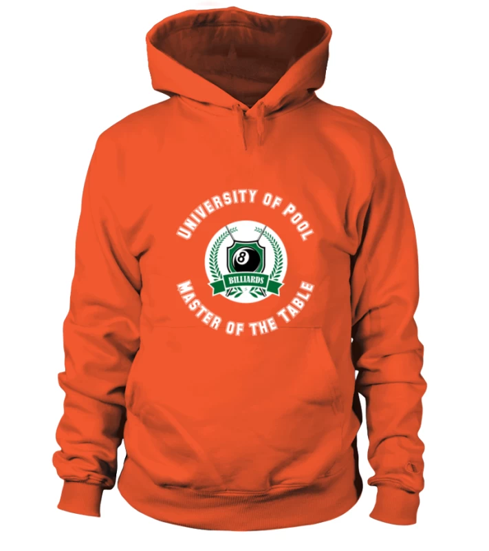 Hoodie Unisex: University Of Pool. Größe XS-5XL, Verschiedene Farben – Bild 5