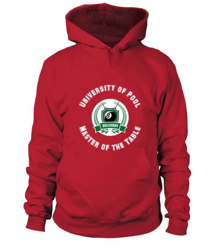 Hoodie Unisex: University Of Pool. Größe XS-5XL, Verschiedene Farben – Bild 7