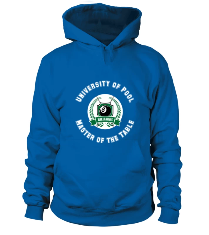 Hoodie Unisex: University Of Pool. Größe XS-5XL, Verschiedene Farben – Bild 8