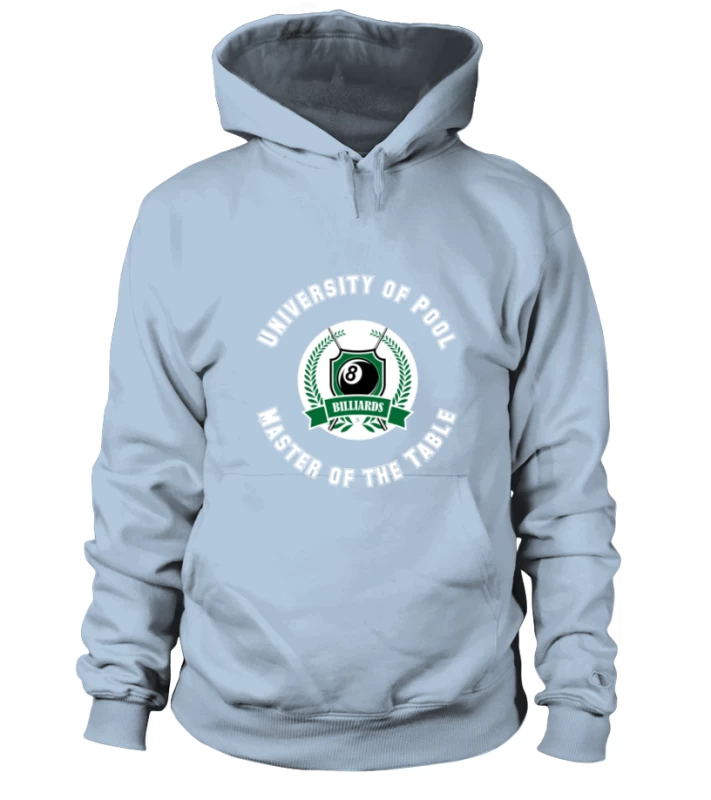 Hoodie Unisex: University Of Pool. Größe XS-5XL, Verschiedene Farben – Bild 9