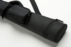 Cuel Billard-Köcher Sport Schwarz 2/2 Für Pool-Billard-Queues, Mit Schultergurt, Tragegriff Und Zwei Seitentaschen Für Billardzubehör