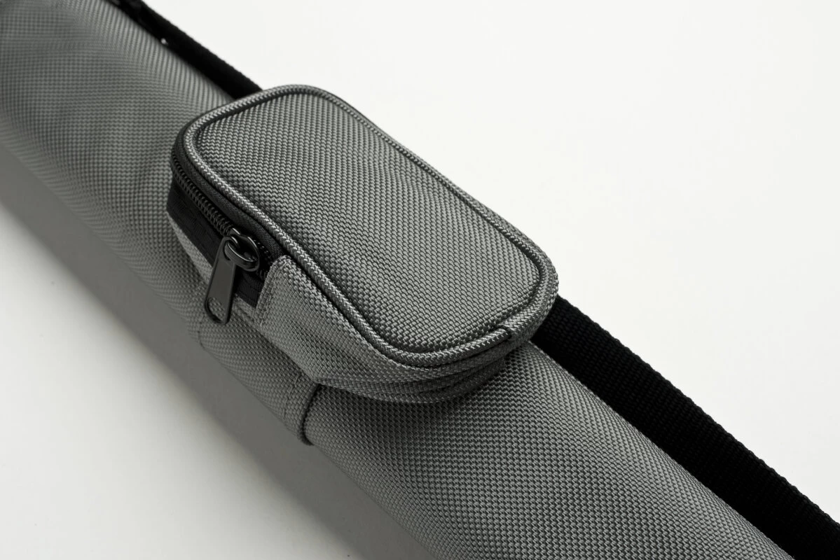 Cuel Billard-Köcher Sport Silber 1/1 Für Pool-Billard-Queues, Mit Schultergurt Und Seitentasche Für Billardzubehör … – Bild 3