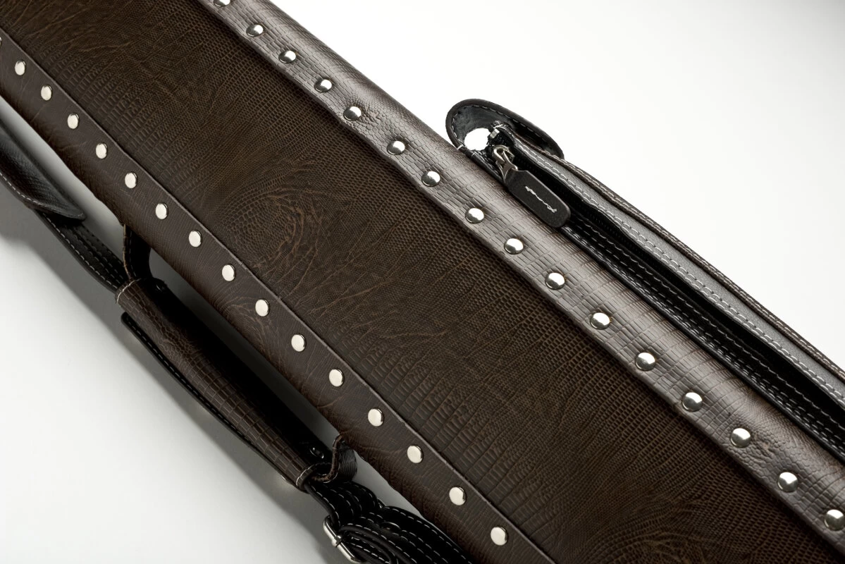 CUEL Billard-Köcher „Hustler Brown“ 3/5 Für Pool-Billard-Queues, Braun, Aus Feinem Kunstleder, Mit Drei Seitentaschen Für Billardzubehör – Bild 6