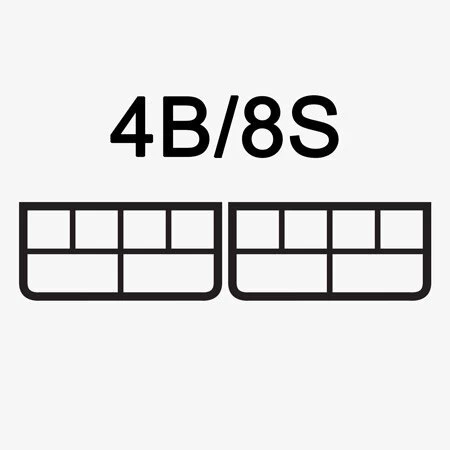 Lucasi Billard-Tasche LC748B Für 4 Unter- Und 8 Oberteile – Bild 3