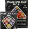 Magic Ball Rack PRO Schwarz 3er-Set Für 8-Ball, 9-Ball Und 10-Ball